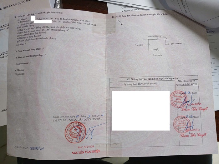 BÁN NHÀ GIÁ RẺ 1 TỶ 690 TRIỆU – NGÕ 250 THIÊN LÔI, VĨNH NIỆM, LÊ CHÂN, HẢI PHÒNG